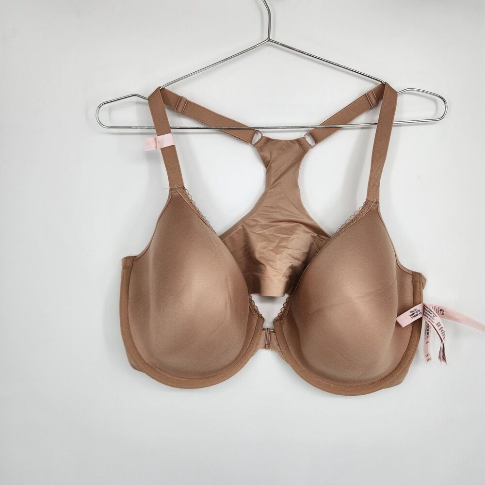 Victoria's Secret 40DDD Praline Lightly Lined Front Close Full Coverage Bra NWT